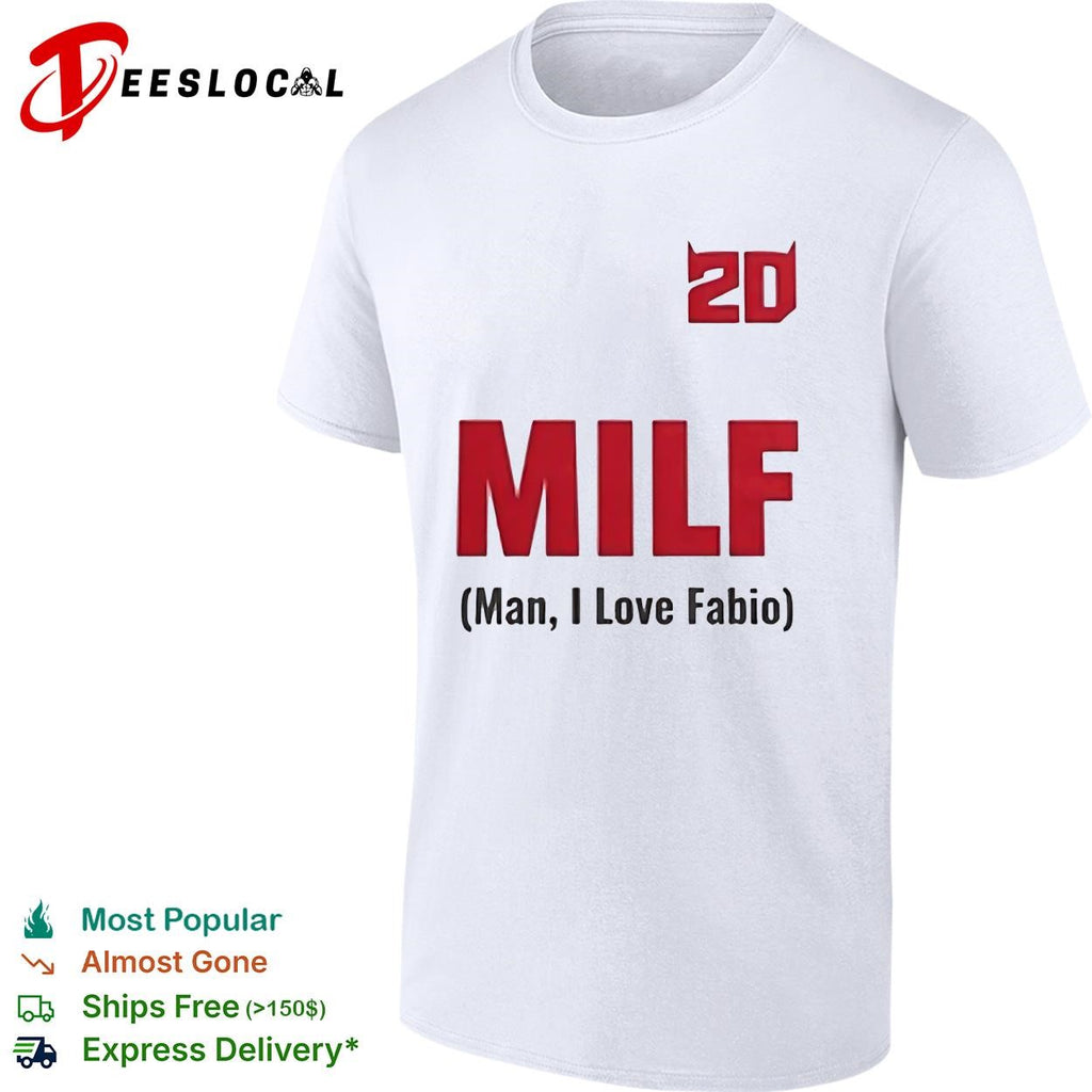 MILF Man I Love Fabio 2D Gorillaz inspired shirt