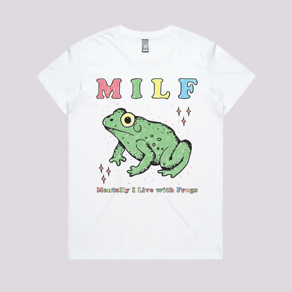 MILF - Mentally I Live With Frogs T-Shirt Hoodie, Sweatshirt | CiraTrend.com (Image 3)