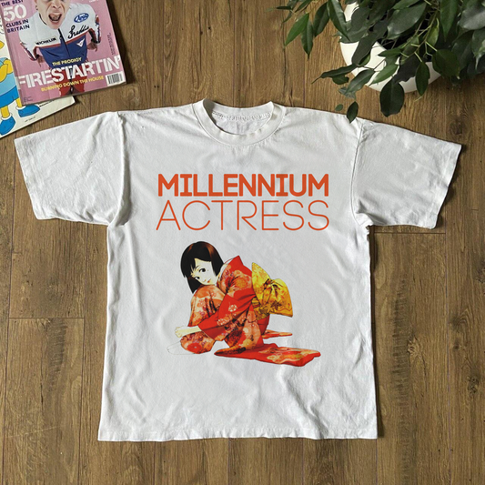 RETRO 2001 'MILLENIUM ACTRESS' WHITE PROMO T-SHIRT