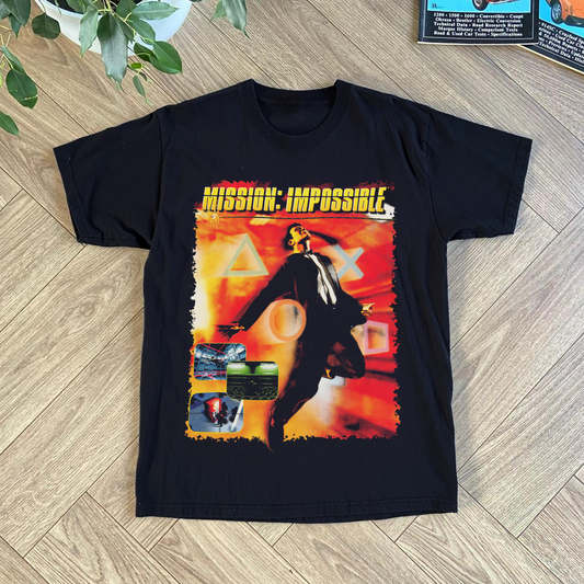 RETRO M.I. PS1 BLACK PROMO T-SHIRT