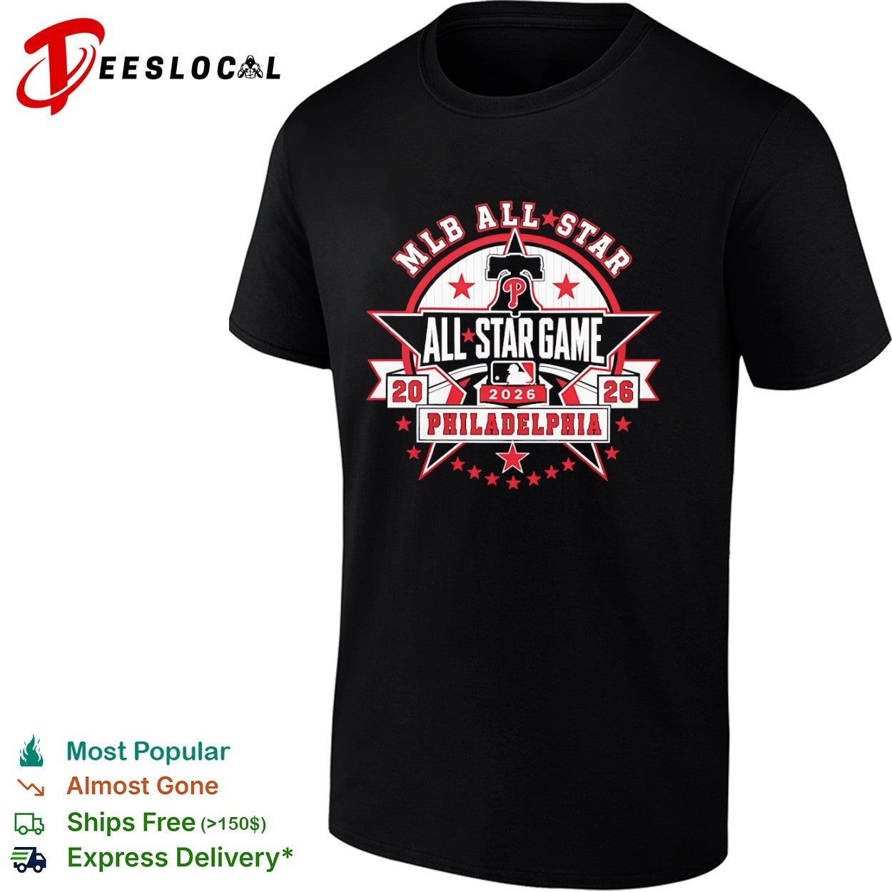 MLB All Star Game 2026 Philadelphia Phillies Baseball shirt