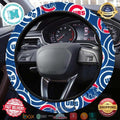 MLB Chicago Cubs Navy Steering Wheel Cover