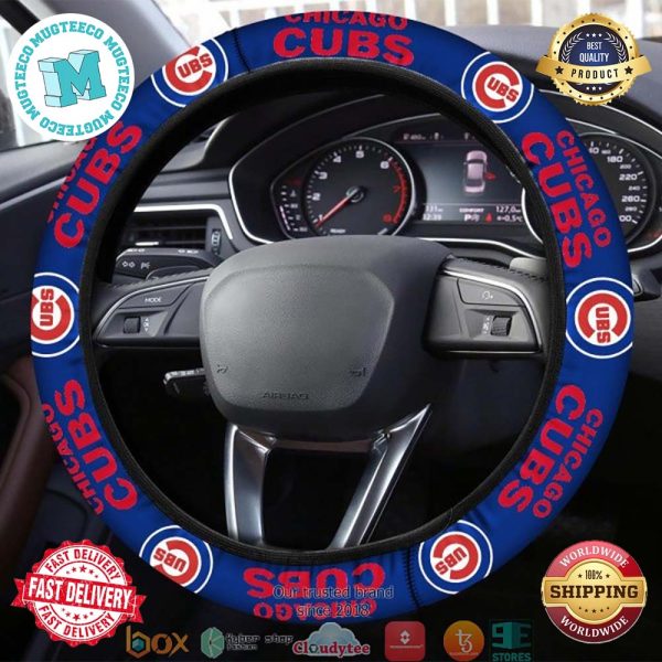 MLB Chicago Cubs Steering Wheel Cover
