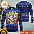 MLB Toronto Blue Jays Cute 12 Grinch Faces Happy Xmas Day Ugly Christmas Sweater