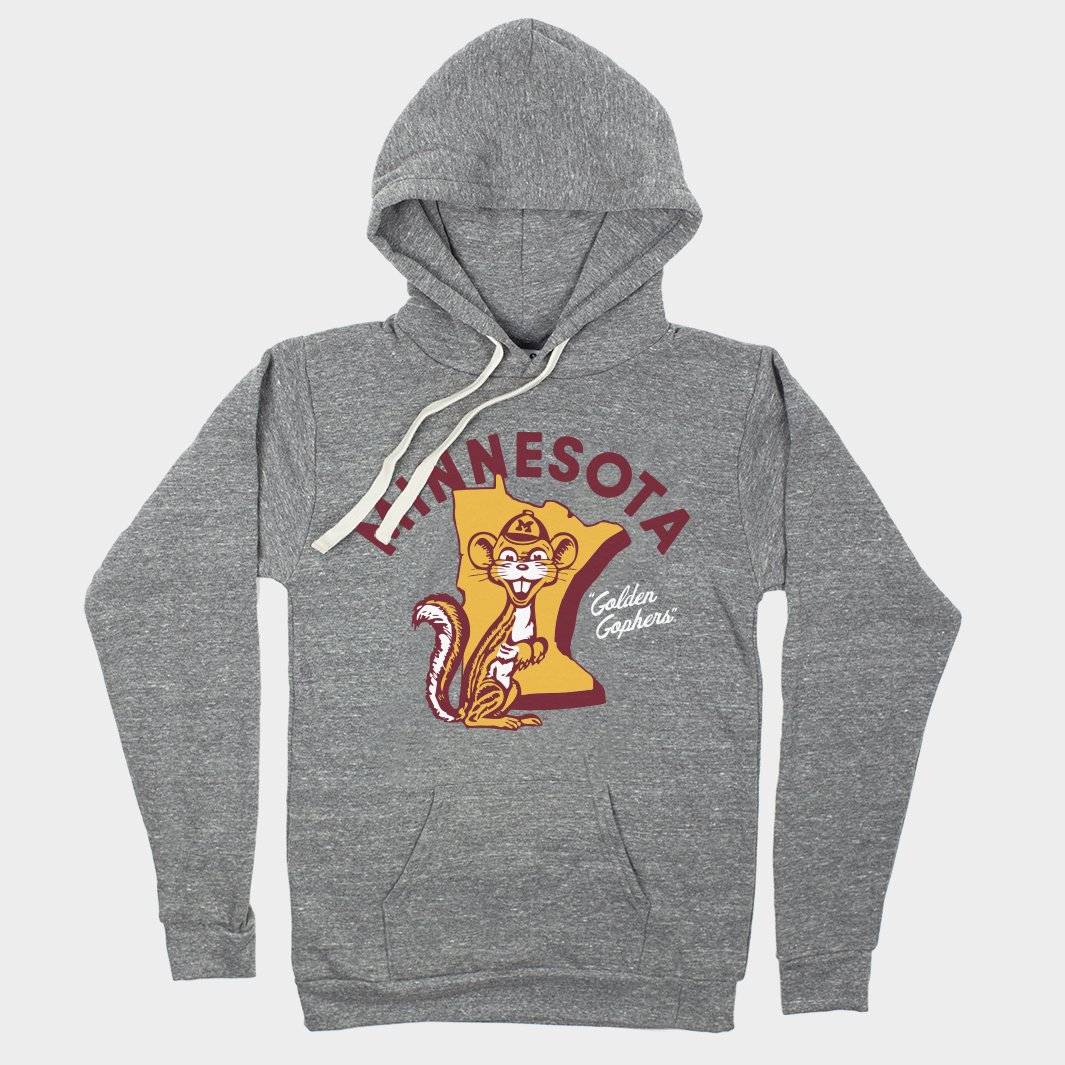 Vintage Minnesota Golden Gophers Hoodie Style001