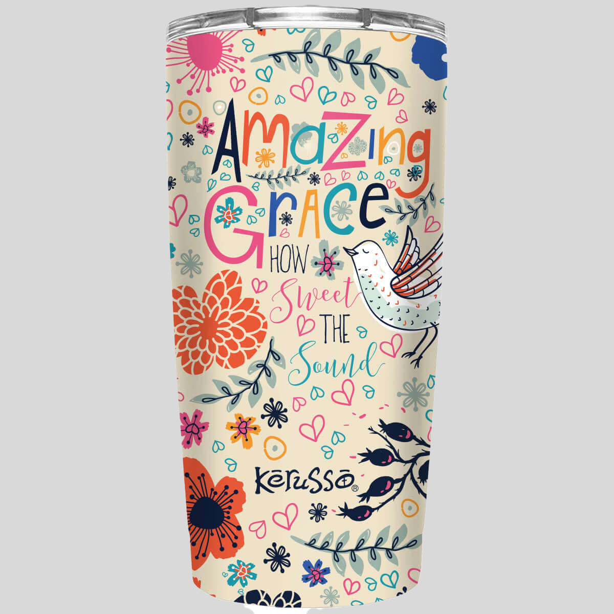 Kerusso Amazing Grace 20 oz Stainless Steel Tumbler T-Shirts, Hoodie, Sweatshirt | CiraTrend.com