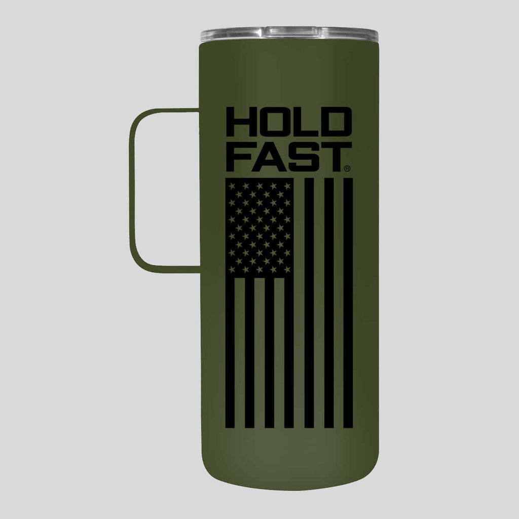 HOLD FAST 22 oz Stainless Steel Tumbler With Handle Freedom Flag T-Shirts, Hoodie, Sweatshirt | CiraTrend.com (Image 1)