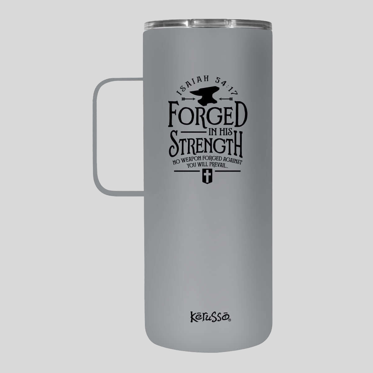 Kerusso 22 oz Stainless Steel Tumbler With Handle Forged T-Shirts, Hoodie, Sweatshirt | CiraTrend.com (Image 1)