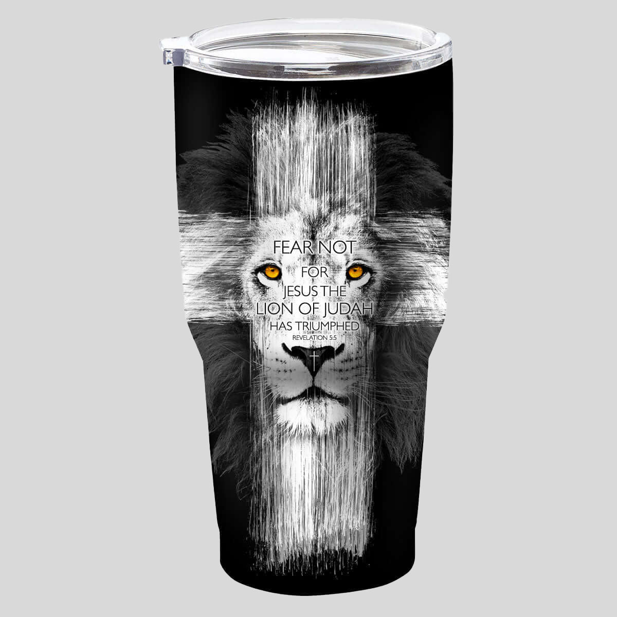 Kerusso Lion Cross 30 oz Stainless Steel Tumbler T-Shirts, Hoodie, Sweatshirt | CiraTrend.com