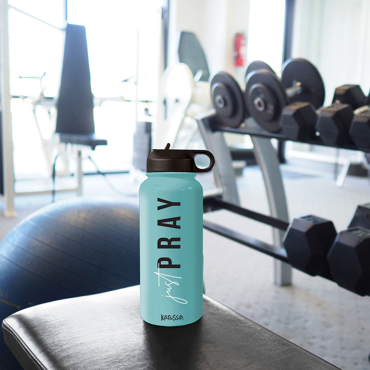 Kerusso 32 oz Stainless Steel Bottle Just Pray T-Shirts, Hoodie, Sweatshirt | CiraTrend.com (Image 3)