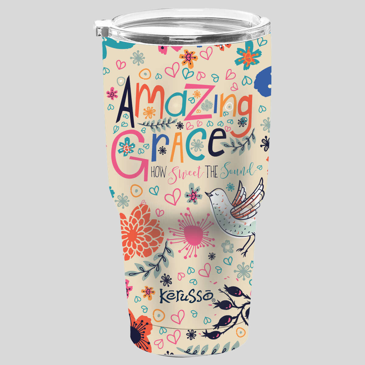 Kerusso 30 oz Stainless Steel Tumbler Amazing Grace T-Shirts, Hoodie, Sweatshirt | CiraTrend.com (Image 1)
