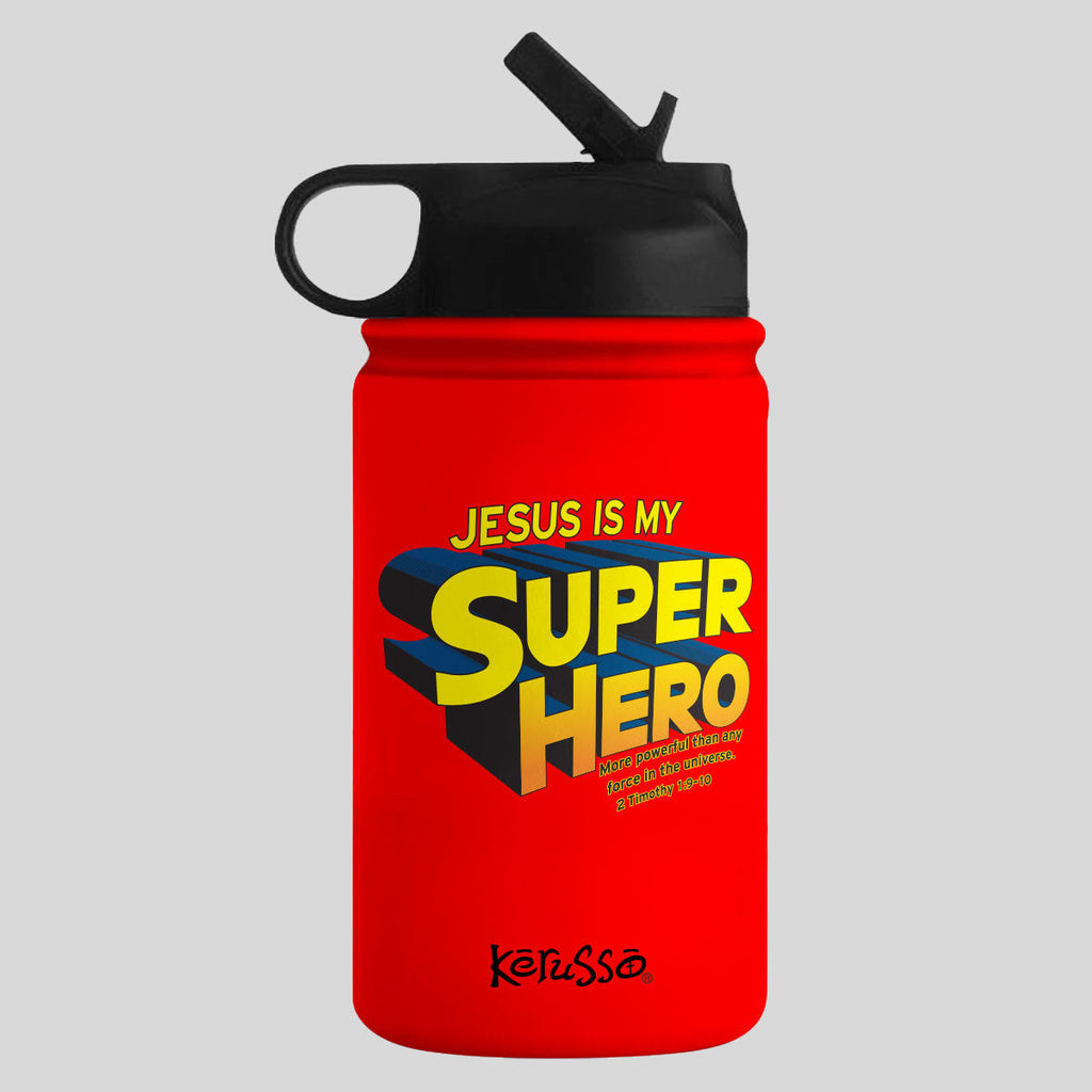 Kerusso 12 oz Stainless Steel Sport Bottle Super Hero T-Shirts, Hoodie, Sweatshirt | CiraTrend.com (Image 1)