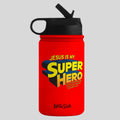 Kerusso 12 oz Stainless Steel Sport Bottle Super Hero T-Shirts, Hoodie, Sweatshirt | CiraTrend.com (Image 1)