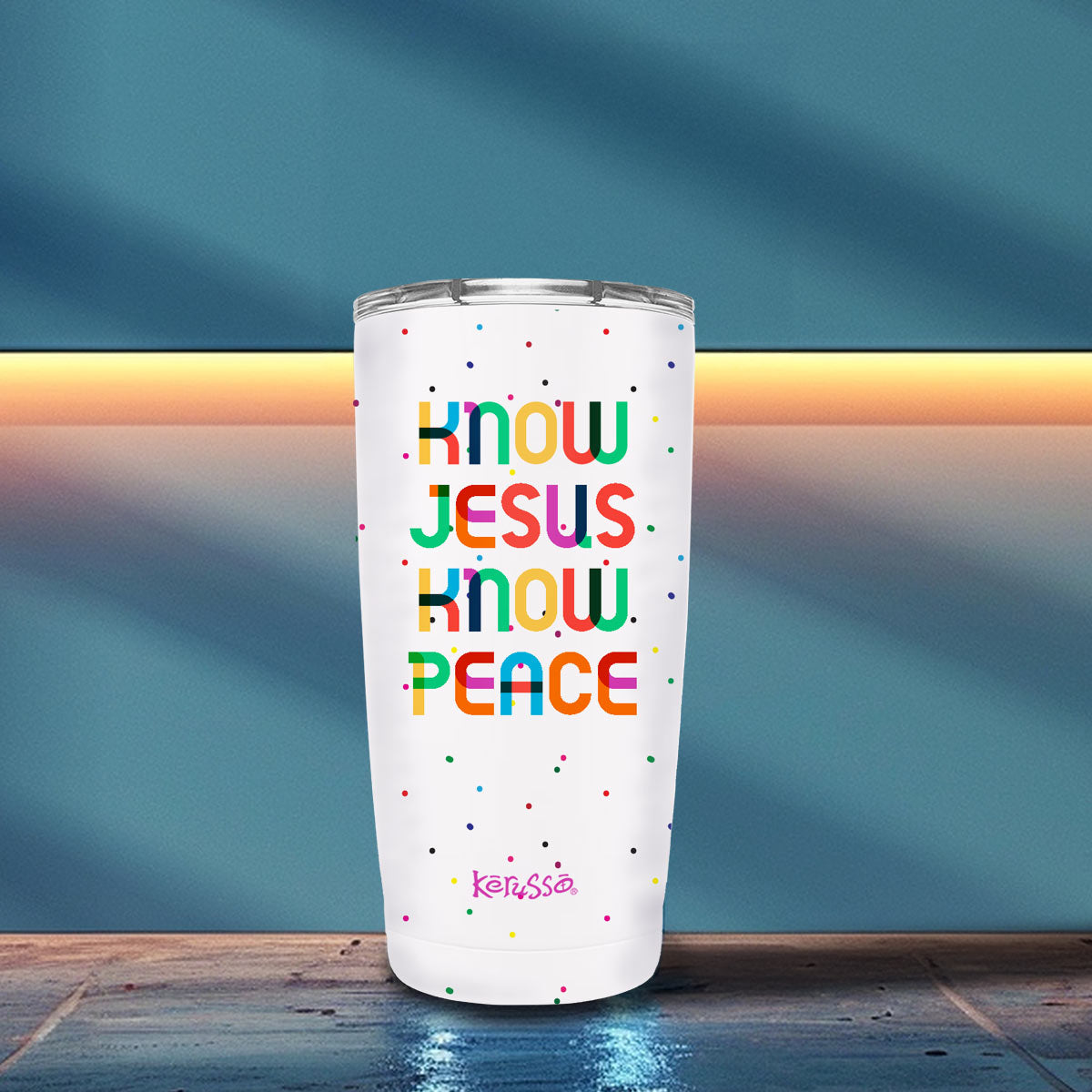 Kerusso 20 oz Stainless Steel Tumbler Know Jesus T-Shirts, Hoodie, Sweatshirt | CiraTrend.com (Image 3)