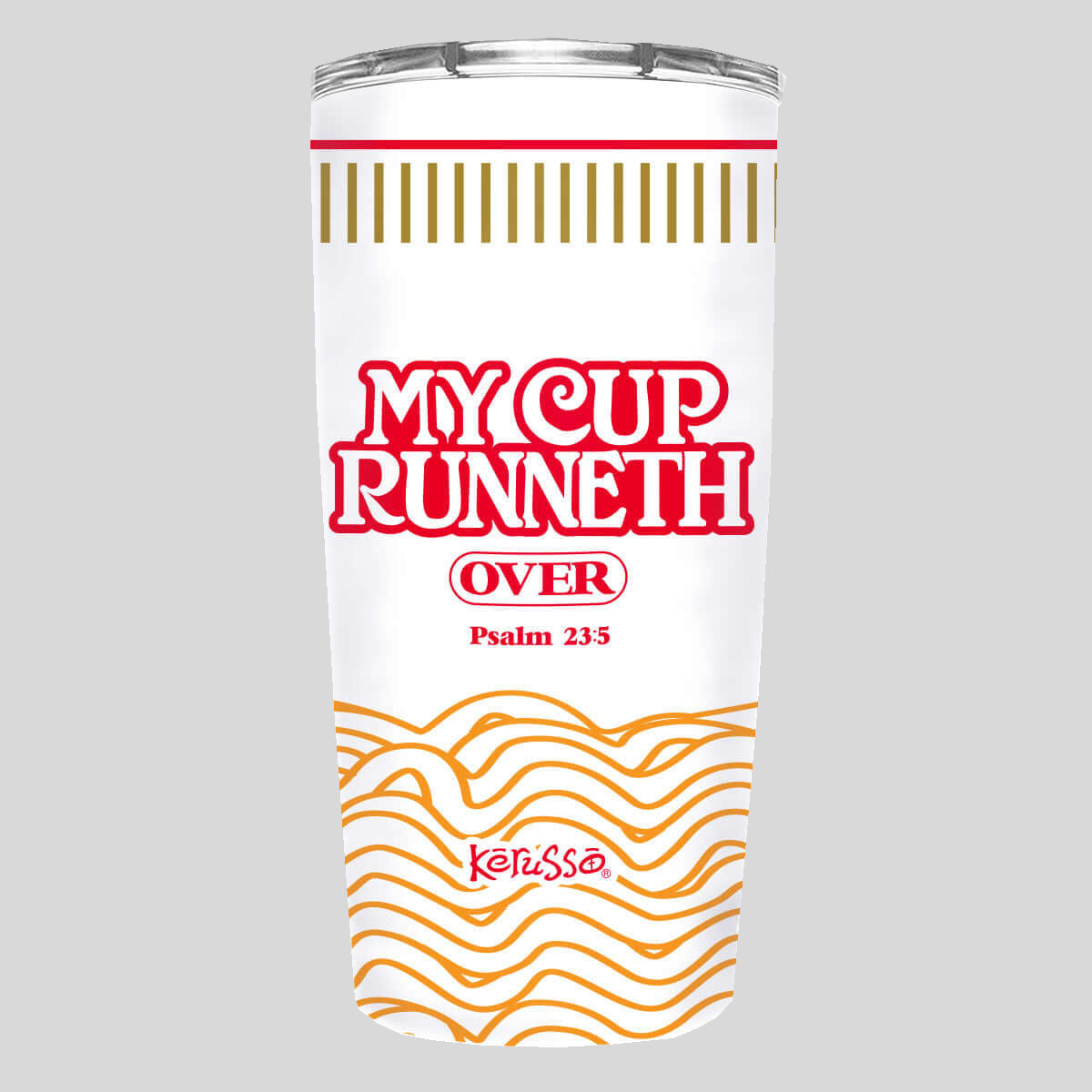 Kerusso 20 oz Stainless Steel Tumbler Cup Runneth Over T-Shirts, Hoodie, Sweatshirt | CiraTrend.com (Image 1)