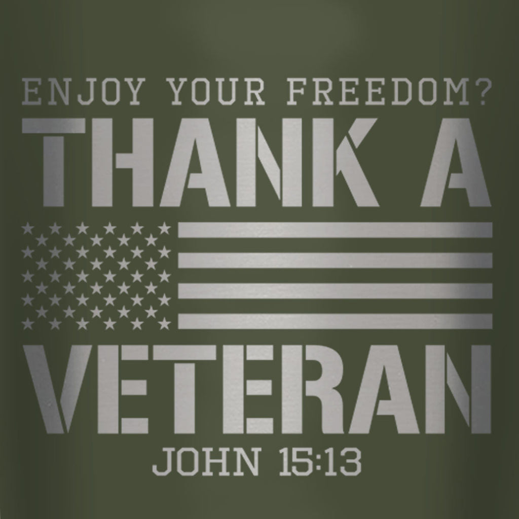 HOLD FAST 20 oz Stainless Steel Tumbler Thank A Veteran T-Shirts, Hoodie, Sweatshirt | CiraTrend.com (Image 2)