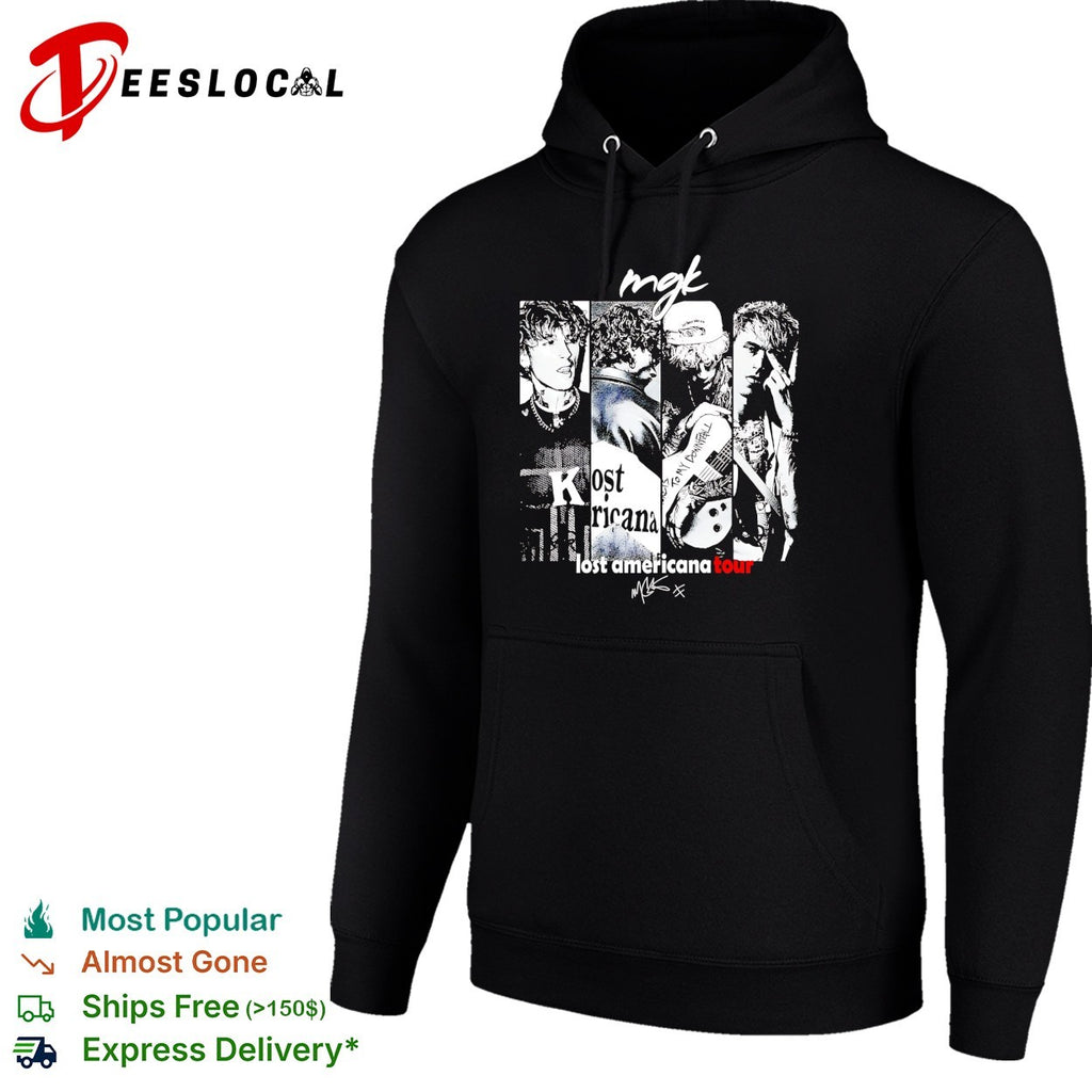 Machine Gun Kelly lost americana tour collage shirt