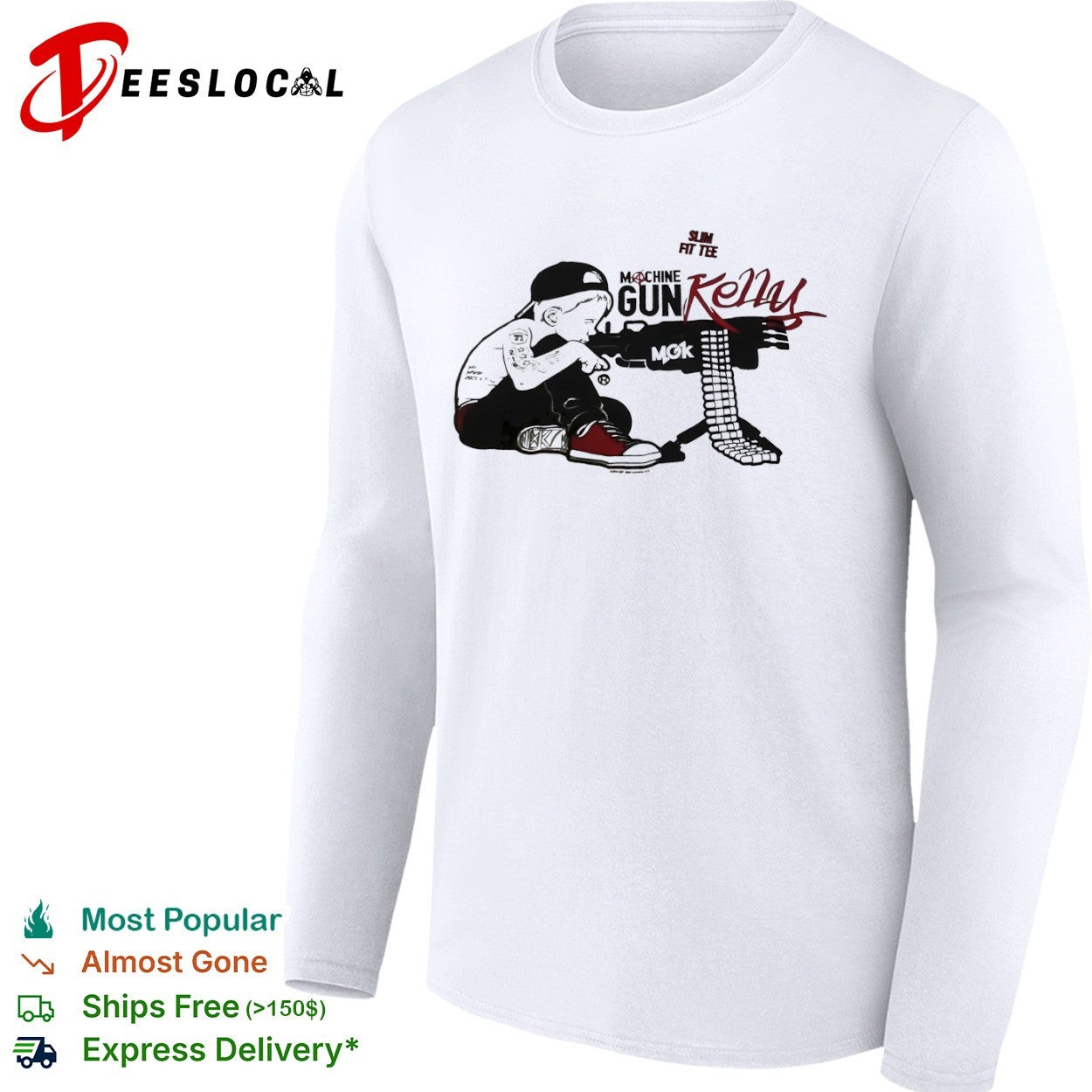 Machine Gun Kelly slim fit shirt