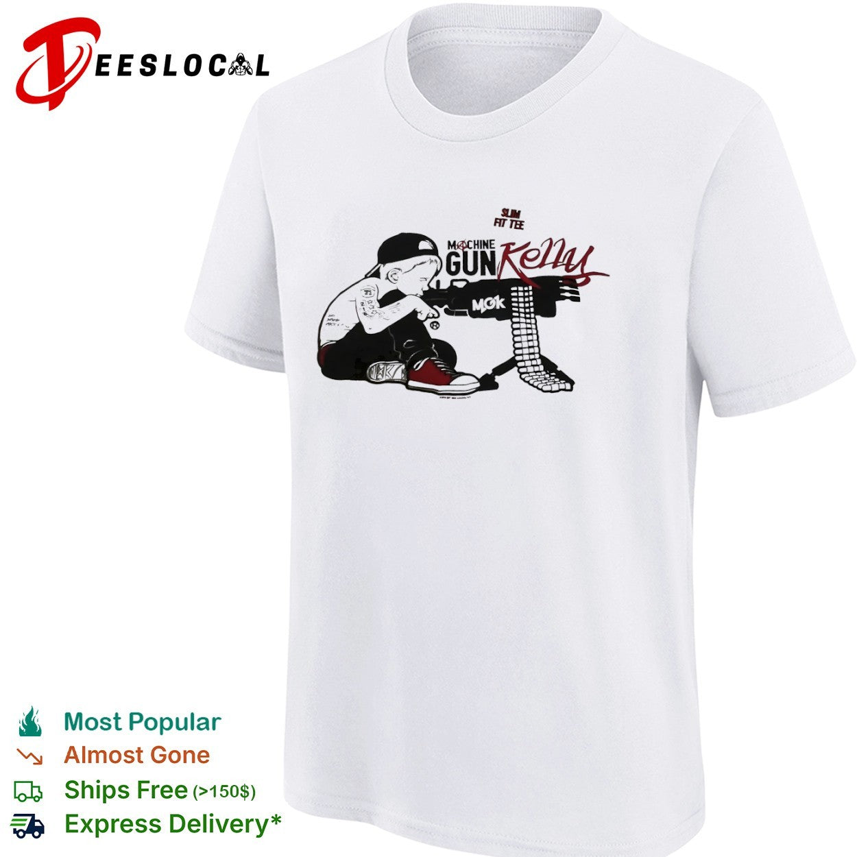 Machine Gun Kelly slim fit shirt
