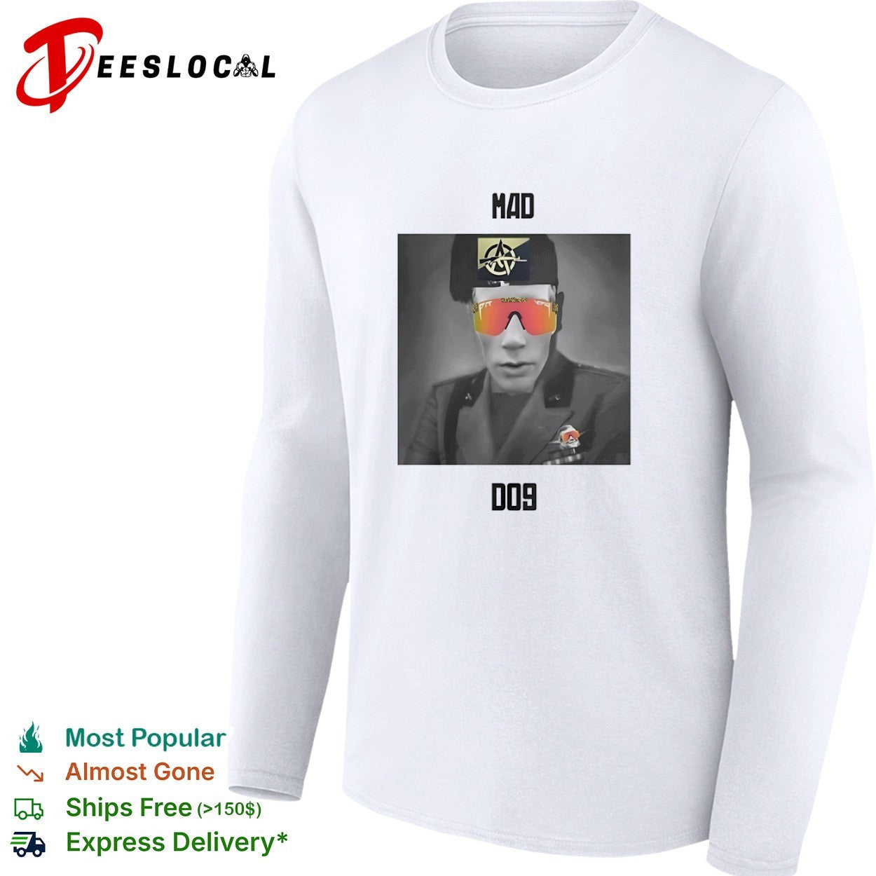 Mad Do9 Anarchy military man sunglasses shirt