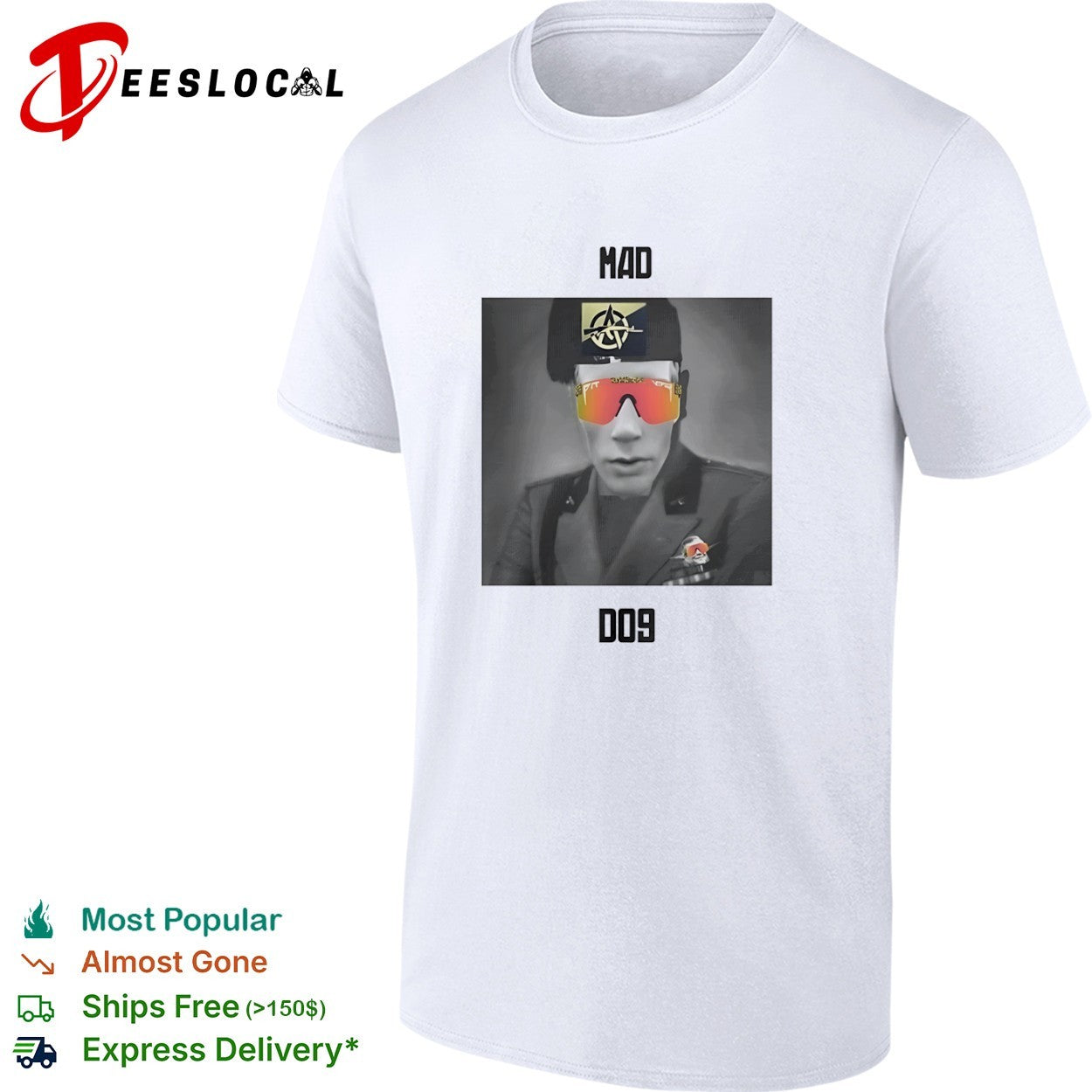 Mad Do9 Anarchy military man sunglasses shirt