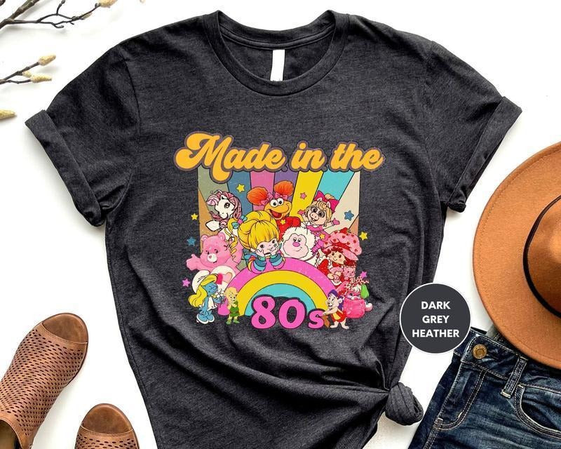 Made In The 80s Shirt, 80s Cartoon Friends Nostalgia Shirt Hoodie, Sweatshirt | CiraTrend.com