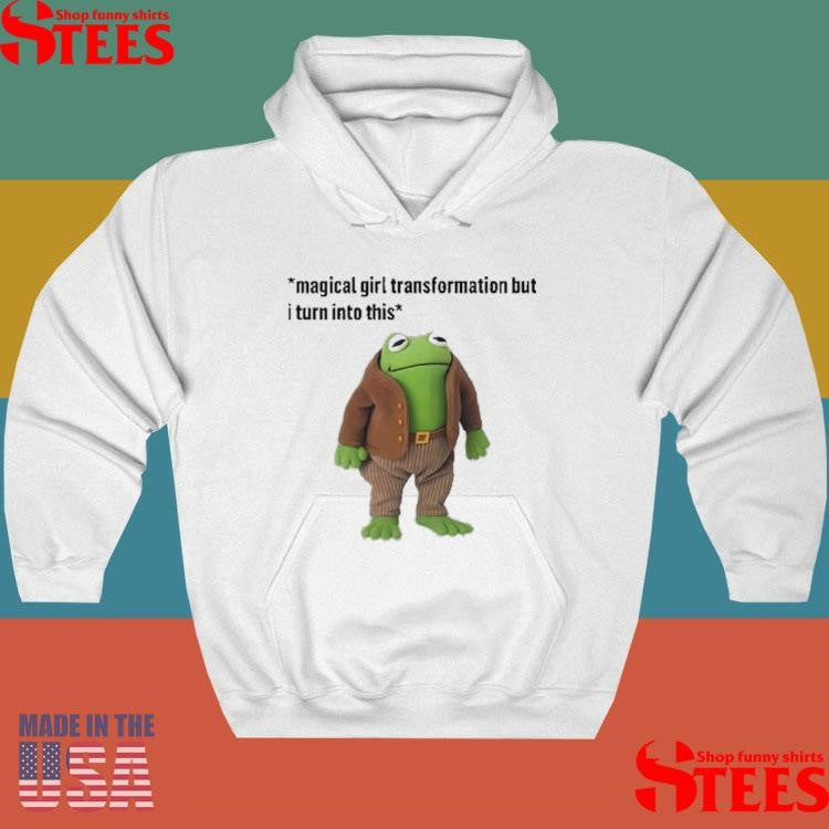 Magical Girl Transformation But I Turn Into This Frog And Toad Meme T-shirt