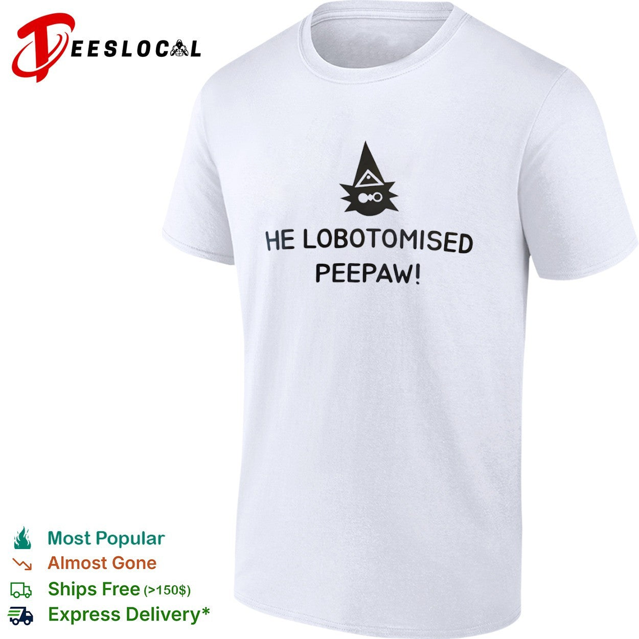 Magnificus Inscryption gaming meme he lobotomised Peepaw wizard face shirt