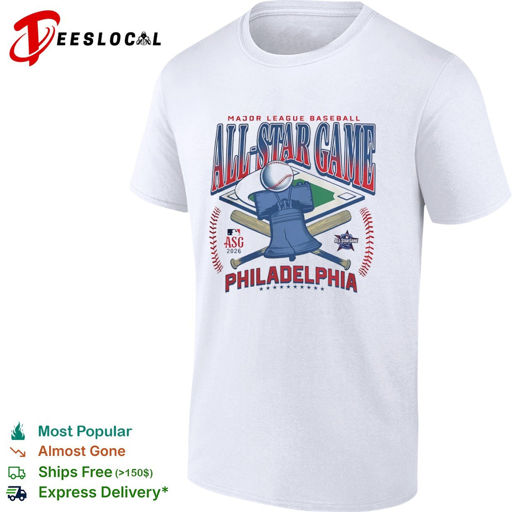 Major League Baseball All Star Game 2026 Philadelphia Liberty Bell Baseball shirt