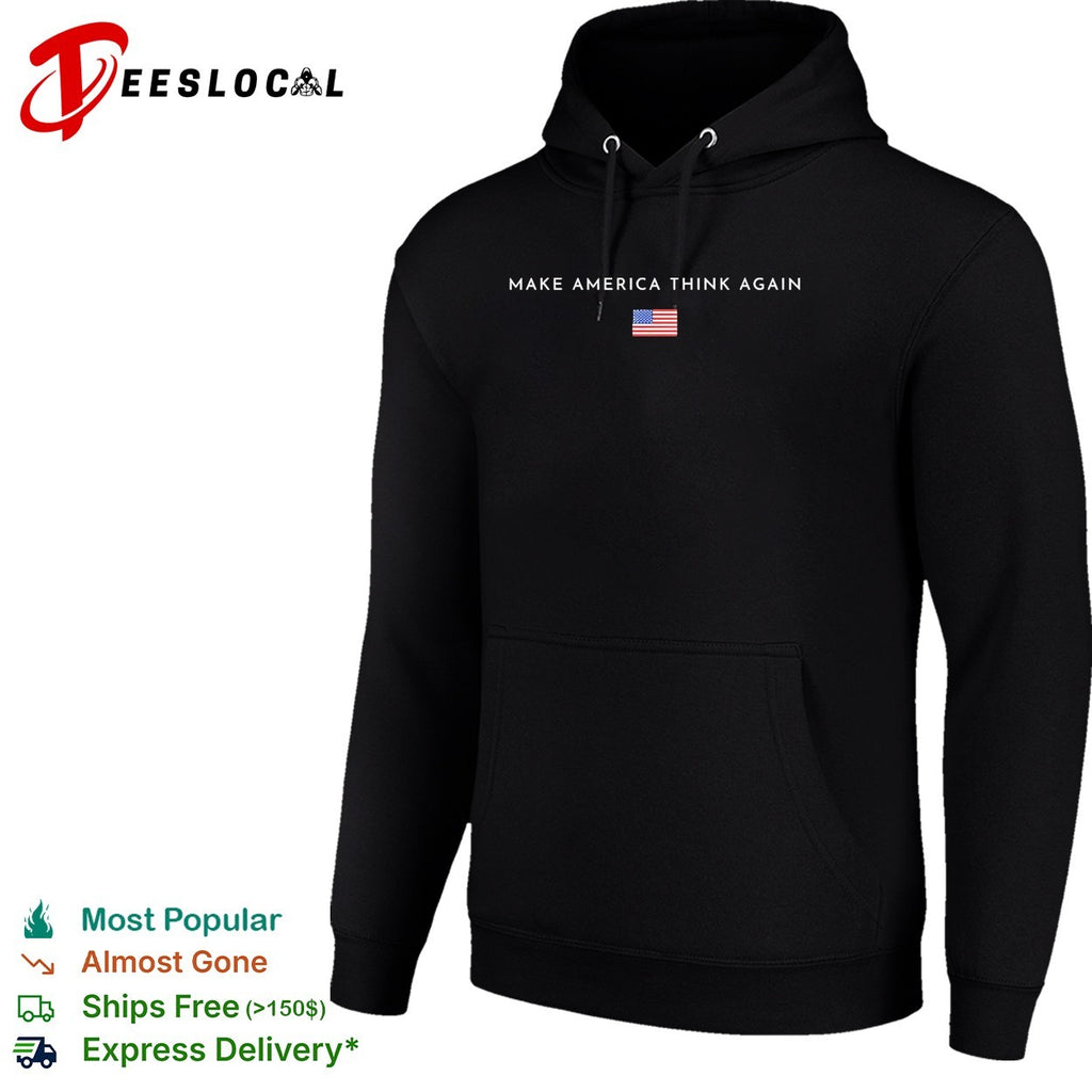 Make America think again USA flag shirt