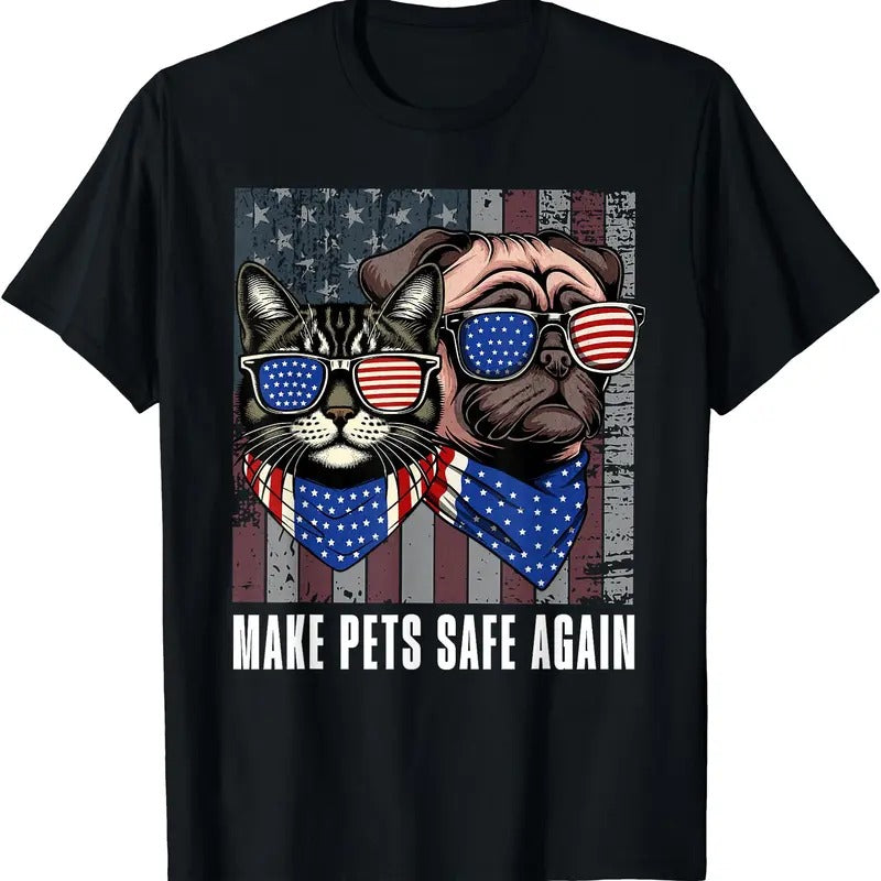 Make Pets Safe Again T-Shirt | Tee for Men & Women | Cotton Hoodie, Sweatshirt | CiraTrend.com