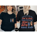 Makes Me Want A Hot Dog Real Bad Funny 4th July Tshirt, Front And Back Tees, Hot Dog Lover Shirt, Freedom Shirt,...