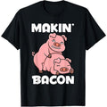 Making Bacon Funny Pig Jokes Adult Humor T-Shirt made in usa Hoodie, Sweatshirt | CiraTrend.com