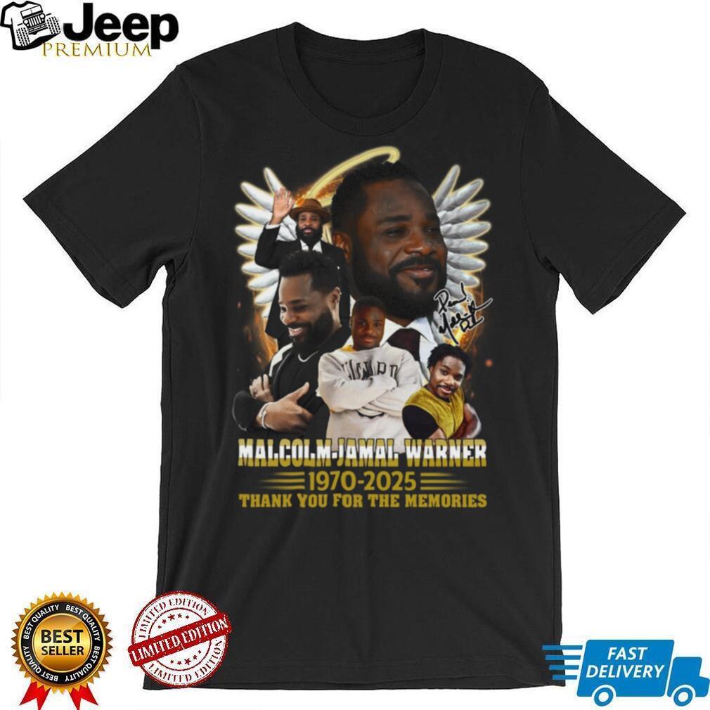 Malcolm Jamal Warner Memorial T Shirt 1970 2025 Tribute Tee