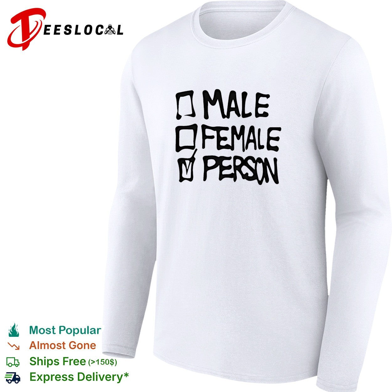 Male female person checklist shirt