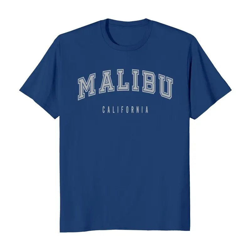 Malibu California Classic Short Sleeve Men's T-Shirt Casual Cotton Hoodie, Sweatshirt | CiraTrend.com