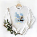 Mallard Duck Soaring Through The Sky Unisex Tshirt Sweatshirt Hoodie, for duck hunters, husbands and Mallard duck lovers