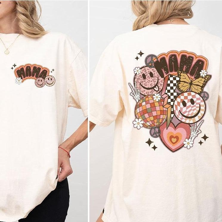 Mama Shirt, Retro Mama T-shirt, Comfort Colors Retro Mama Shirt, Mom Shirt, Shirt For Women, T-shirt Gift For Mom,...