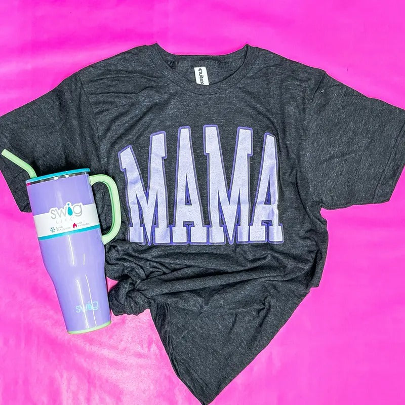 Mama University Print Soft Graphic Tee Hoodie, Sweatshirt | CiraTrend.com
