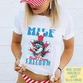 Man I Love Freedom T Shirt, Fourth of July Tee Shirt, Funny Eagle with Mullet t-shirt, Independence Day Shirt, Fireworks...