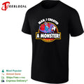 Man I created a monster cat riding dinosaur jurassic shirt