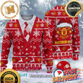 Manchester United F.C Cardigan Ugly Sweater 2023 For Holiday 2023 Xmas Gifts