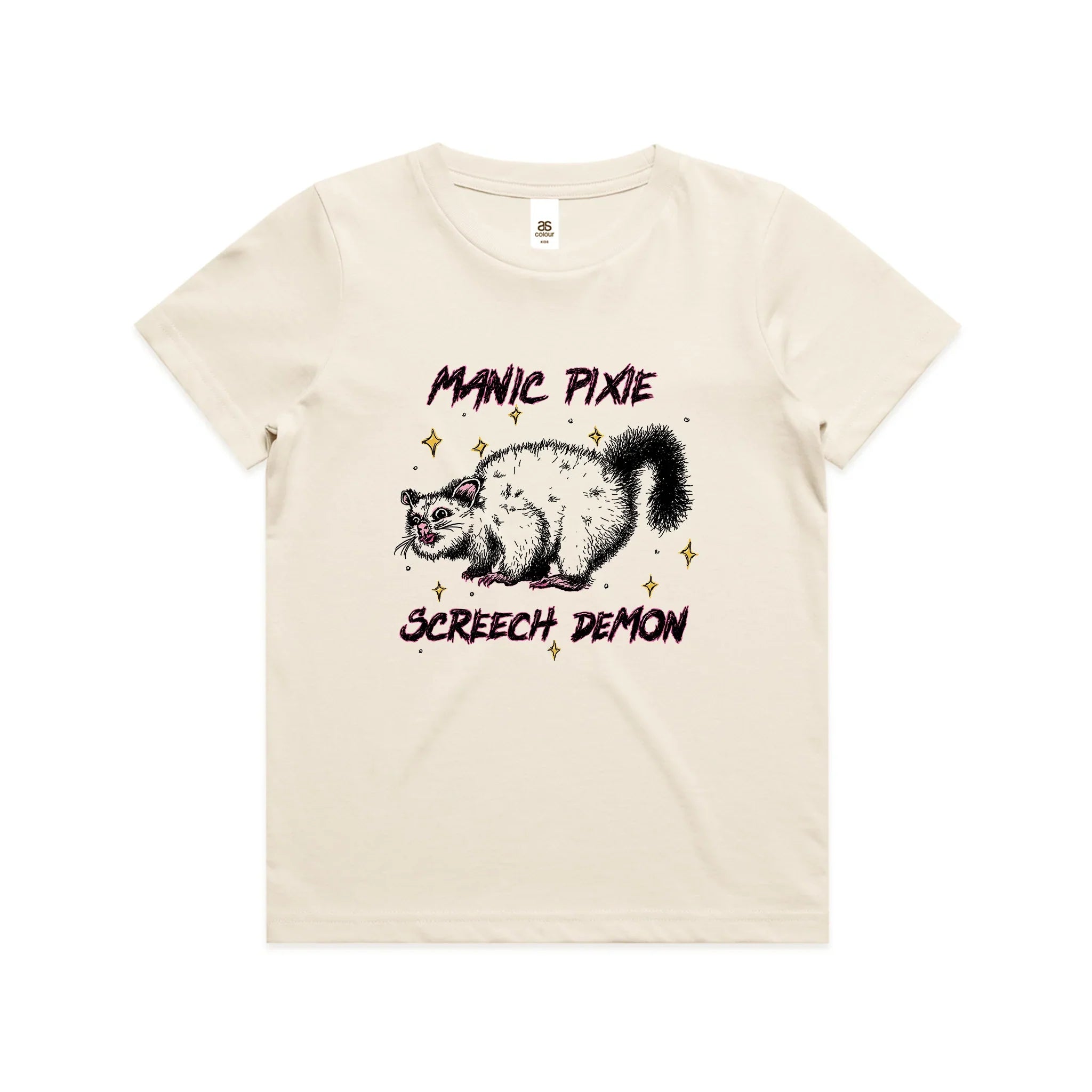 Manic Pixie Screech Demon Kids Tee Hoodie, Sweatshirt | CiraTrend.com (Image 1)