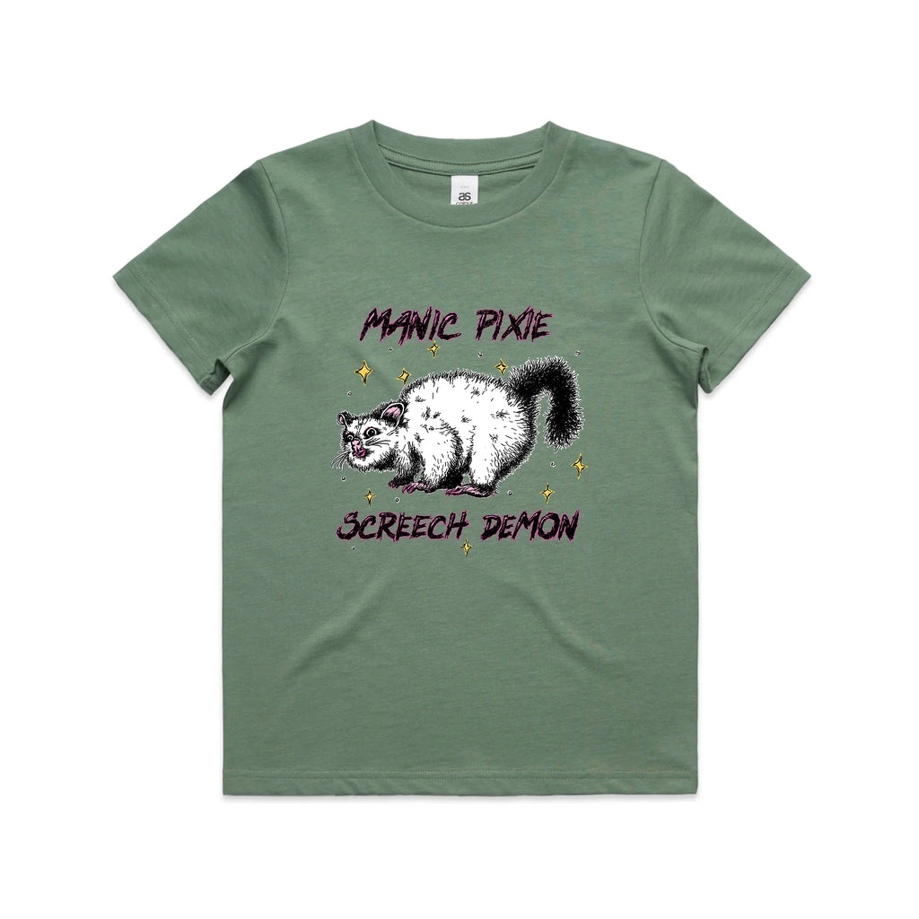 Manic Pixie Screech Demon Kids Tee Hoodie, Sweatshirt | CiraTrend.com (Image 3)