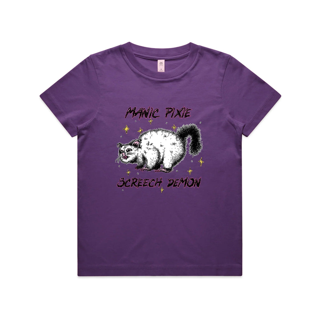 Manic Pixie Screech Demon Kids Tee Hoodie, Sweatshirt | CiraTrend.com (Image 4)