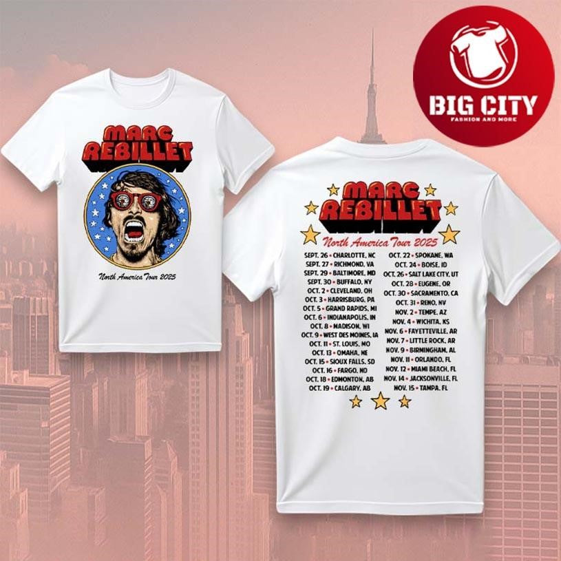 Marc Rebillet North American Tour 2025 Two Sided Shirt