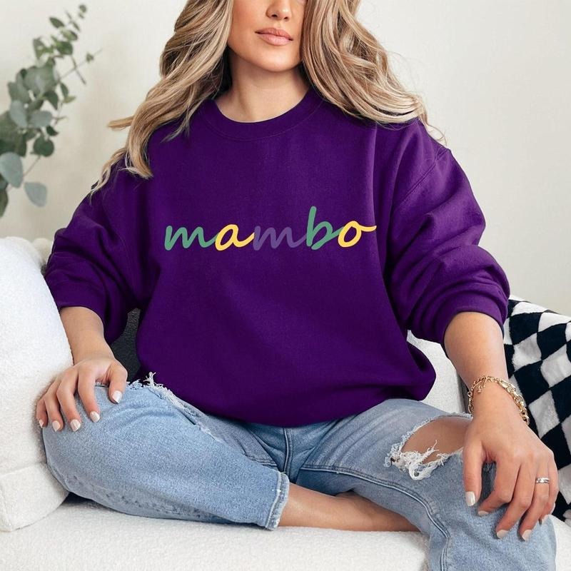 Mardi Gras Sweatshirt, Mardi Gras Mambo Shirt, Mardi Gras Carnival Crewneck, Cute Mardi Gras 2024 Shirt Hoodie