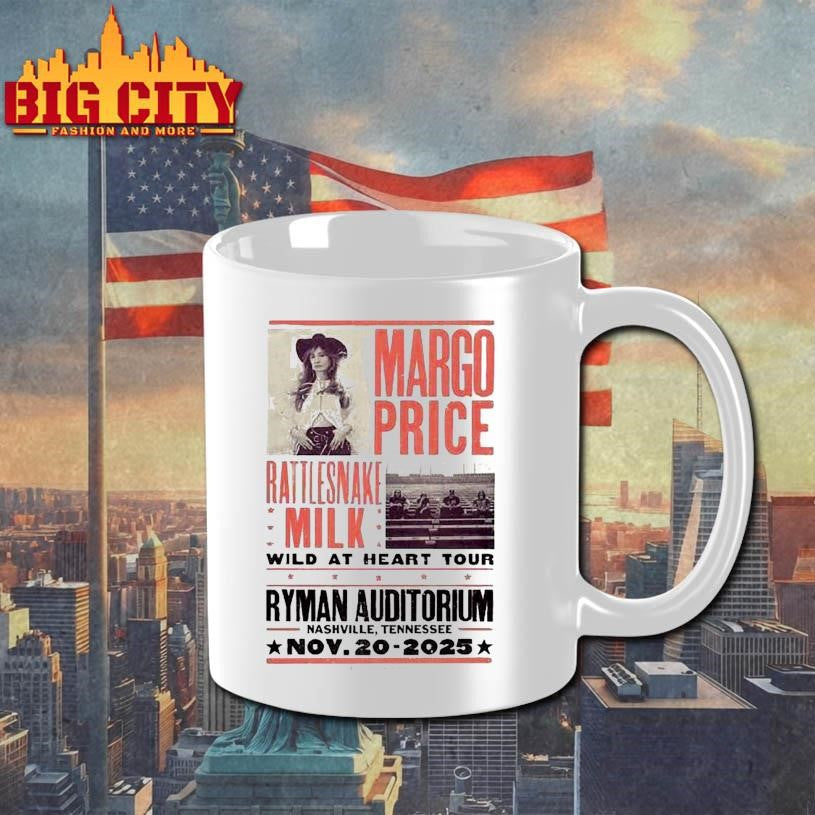 Margo Price Wild At Heart Tour Nov 20 2025 Nashville, Tn Concert Shirt