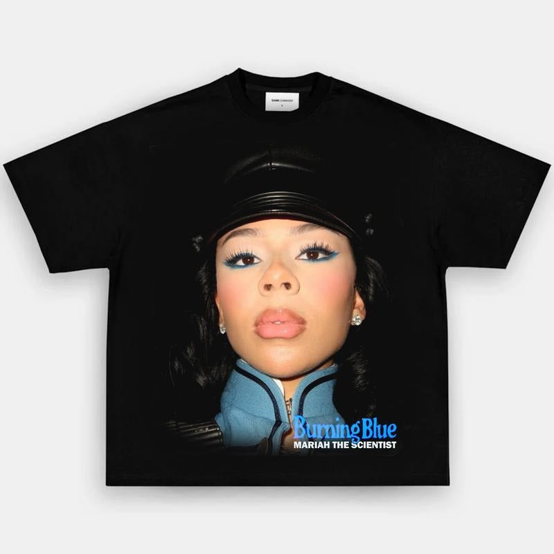 Mariah Burning Blue  Casual T-Shirt Unisex Music Streetwear Styles Hoodie, Sweatshirt | CiraTrend.com