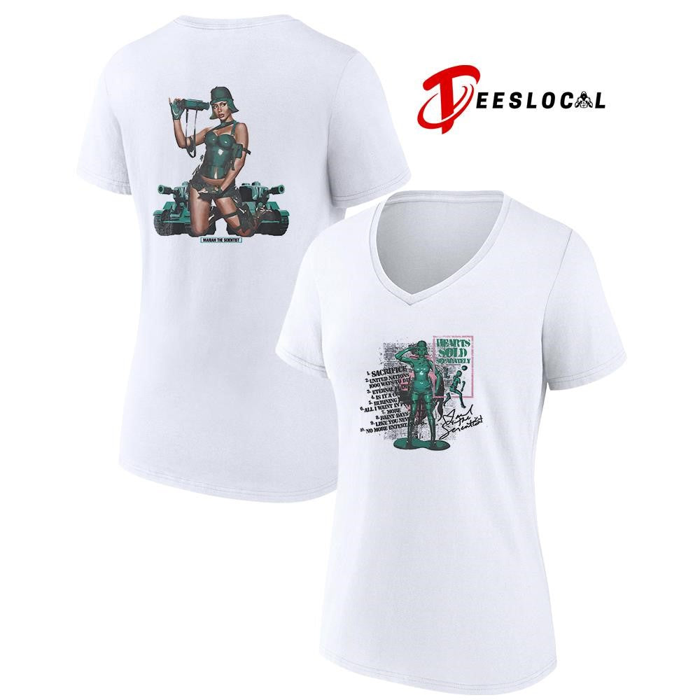 Mariah the Scientist hearts sold separately tracklist shirt